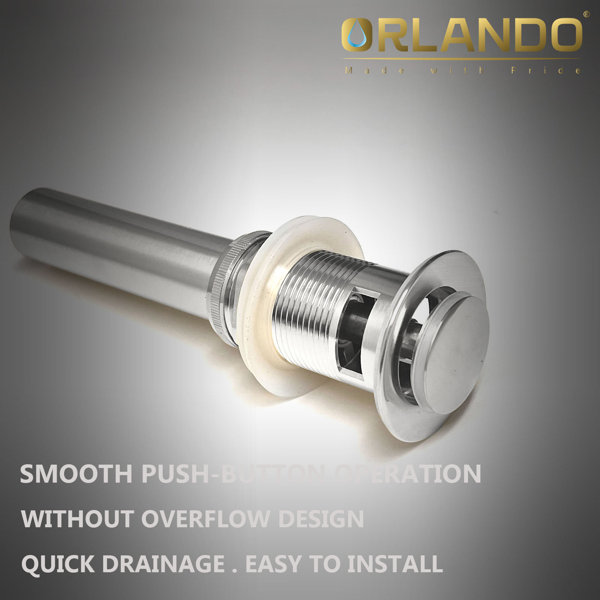 ORLANDO Widespread Faucet Bathroom Faucet with Drain Assembly & Reviews